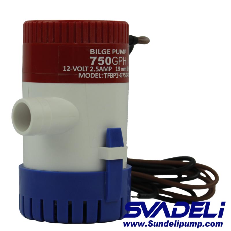 750GPH DC12V,DC24V Bilge Pump On Boat submersible water pump electric pumps