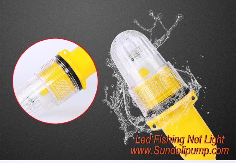 China 1.5V underwater yellow single color Led fishing net light Automatic flashing in cloudy and dark night