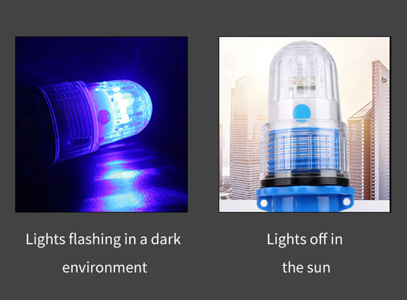 China 1.5V underwater blue single color Led fishing net light Automatic flashing in cloudy and dark night