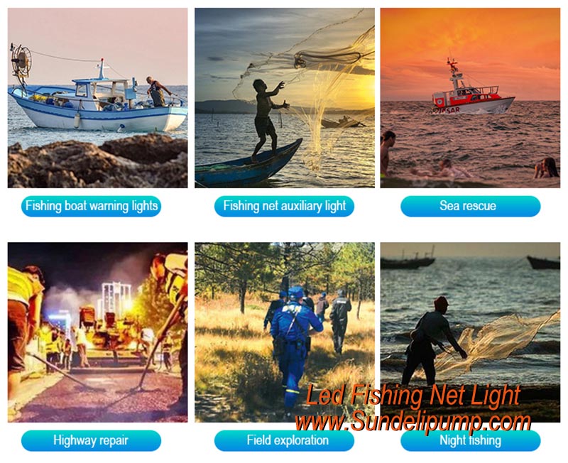 China 1.5V underwater single color Led fishing net light Automatic flashing in cloudy and dark night