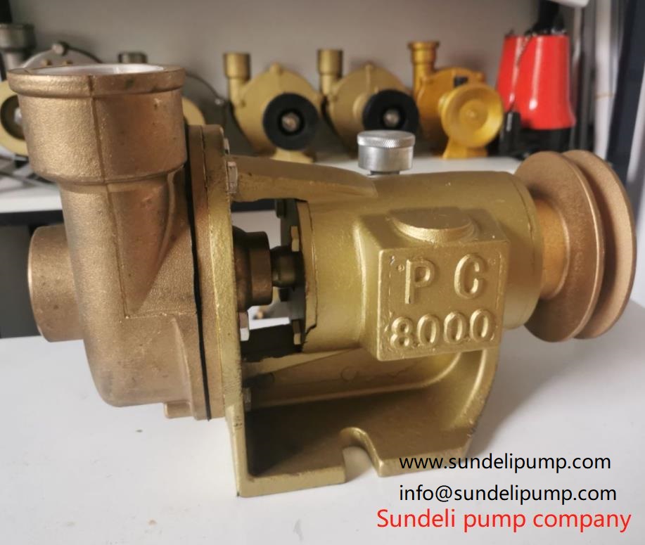 Albania PC8000 1.5 inch brass diesel marine engine sea water cooling pump