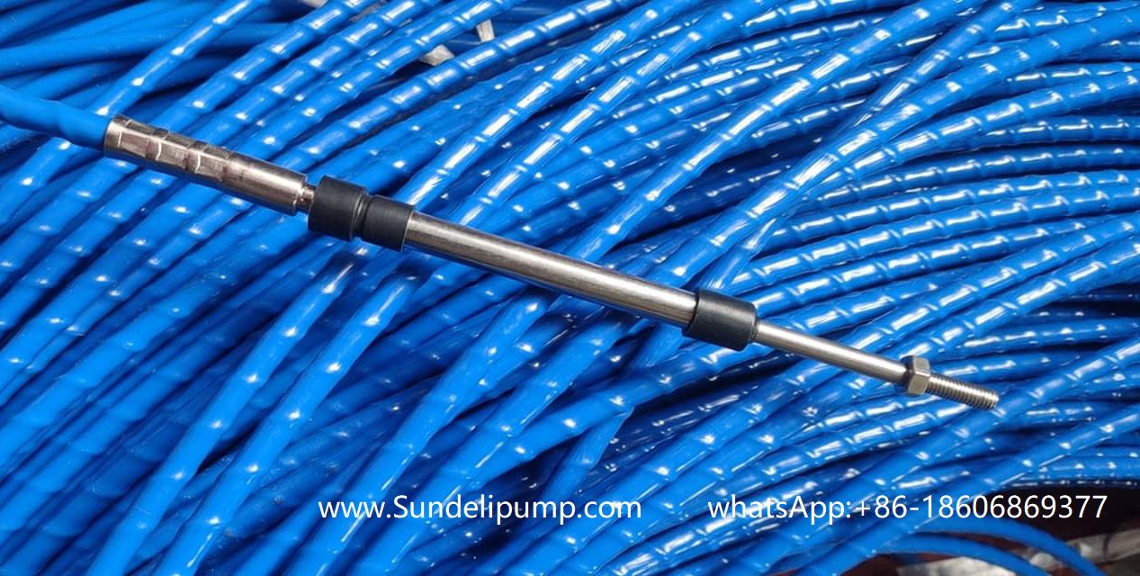 Boat Vessel Outboard Teleflex Universal 33c 2.5m Blue Throttle Level Wire Marine Control Cable Remote Cable