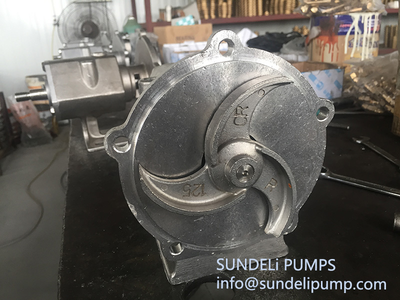 Algeria best quality CR125-R Right rotation stainless steel diesel marine engine cooling sea raw water pump